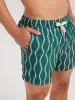 Hapnix® - Men's Green 5" Swim Trunks sold by BERLOOK