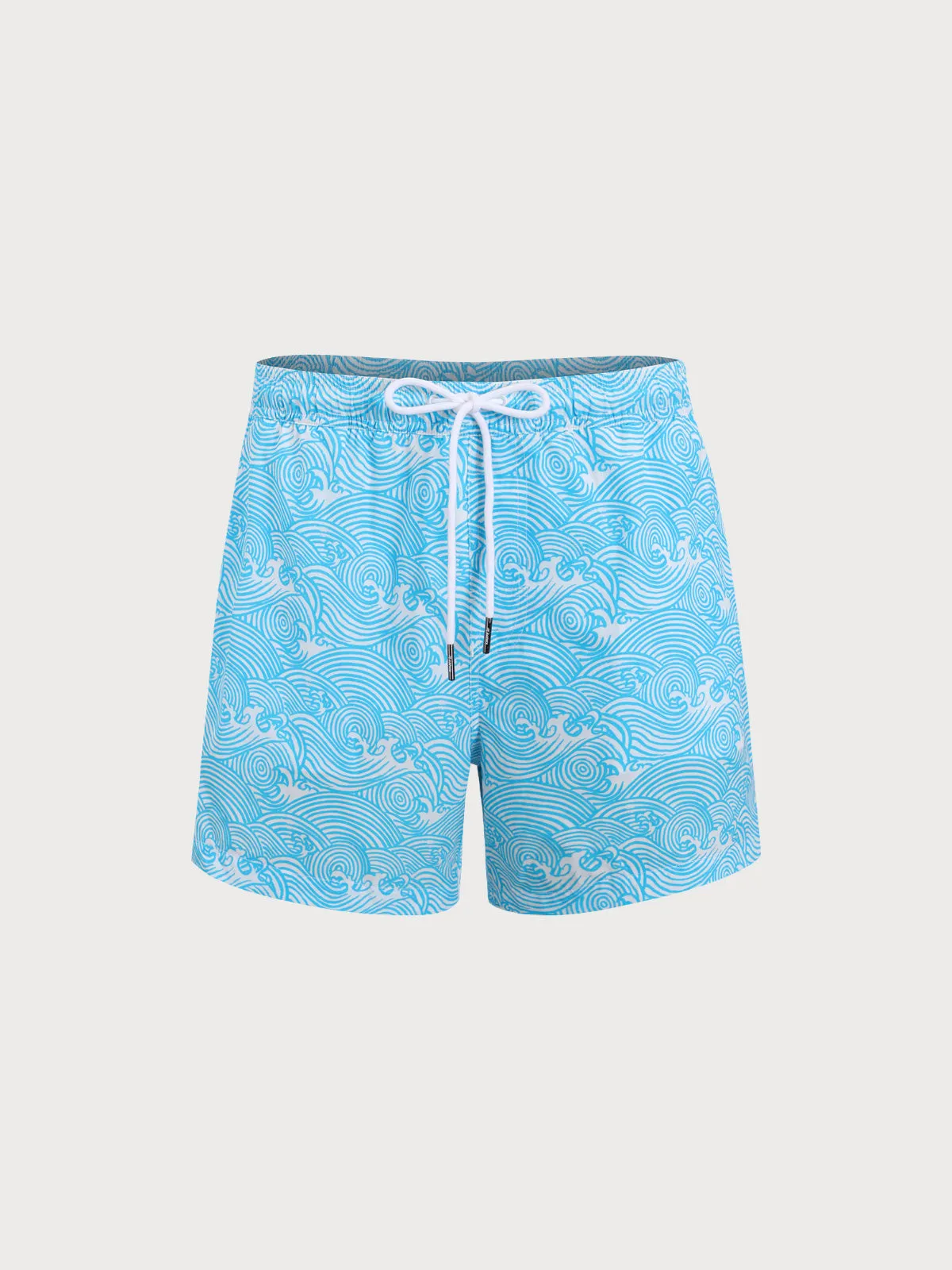 Hapnix® - Men's Blue Woven Swim Shorts sold by BERLOOK