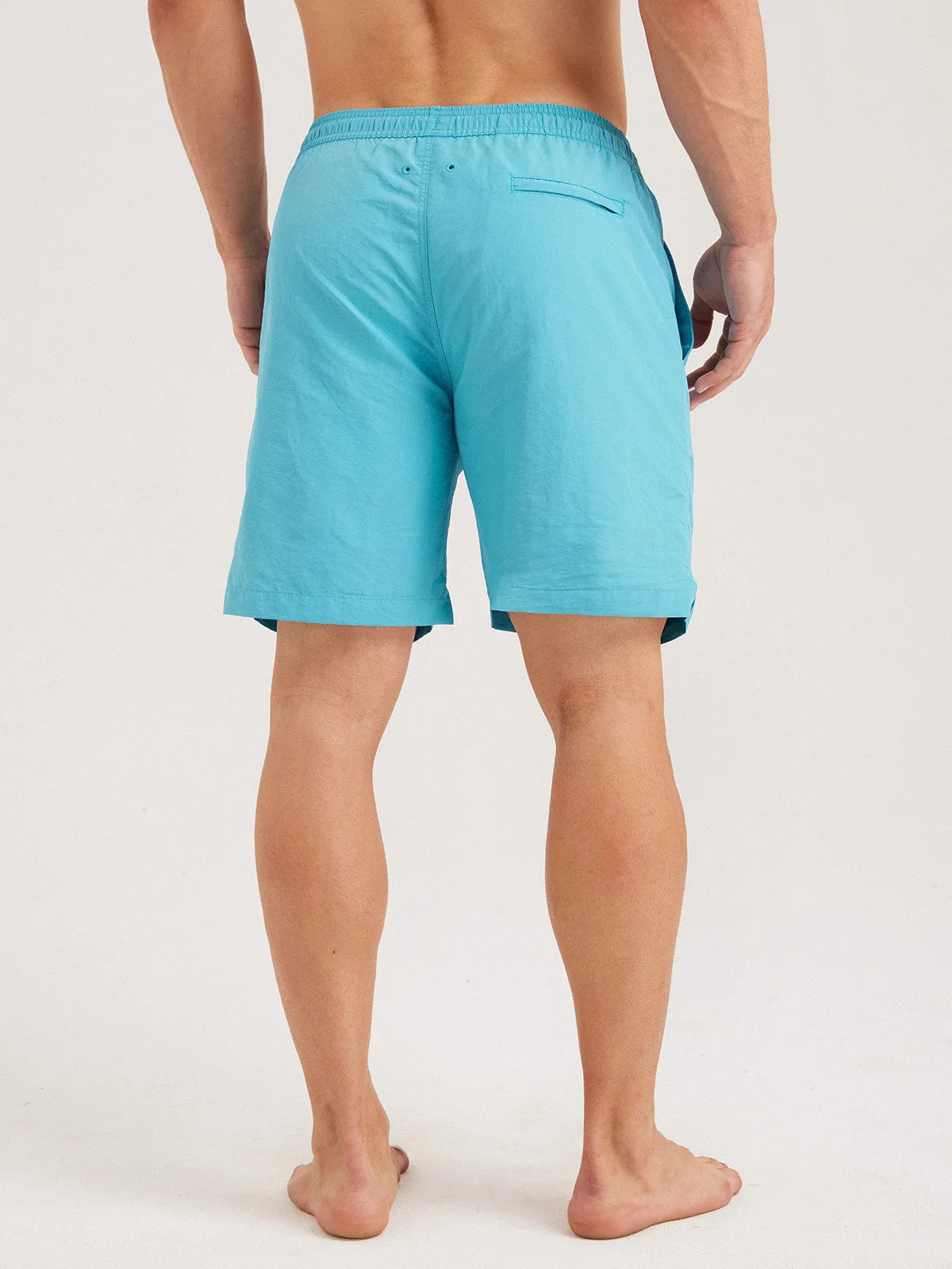 Hapnix® - Men's Solid 7" Swim Trunks sold by BERLOOK product image thumbnail 3