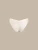 Off White Ruched Bikini Bottom sold by BERLOOK