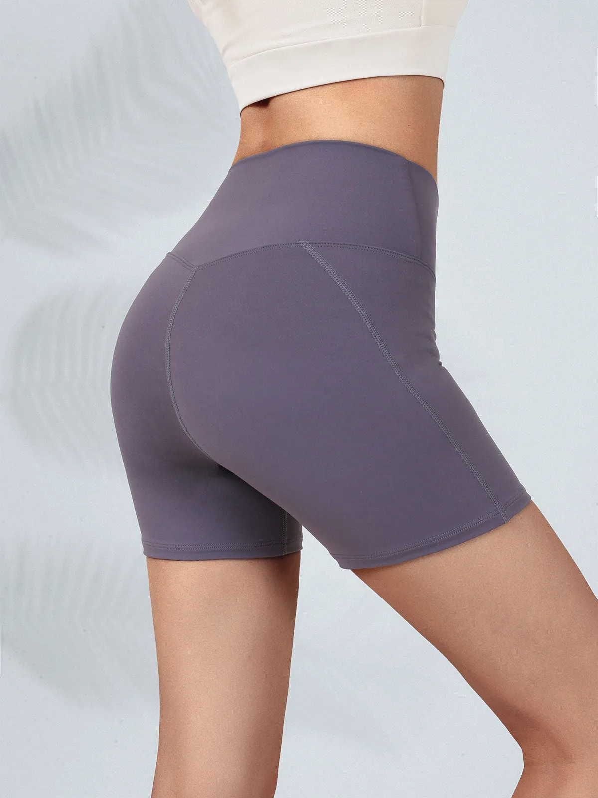 Grey V-Waist Shorts 6" sold by BERLOOK product image thumbnail 2