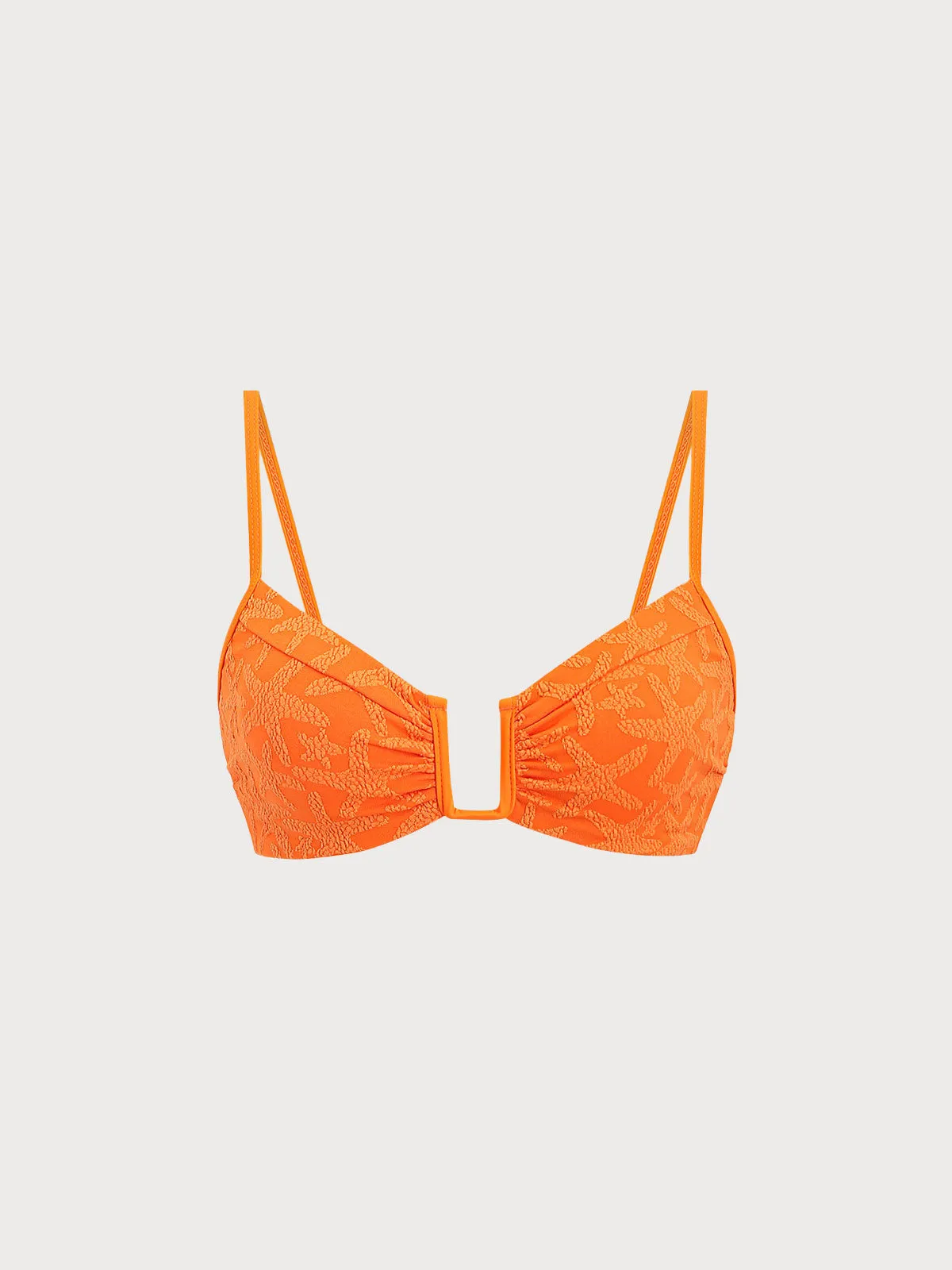 Orange Starfish U-cut Bikini Top sold by BERLOOK product image thumbnail 5