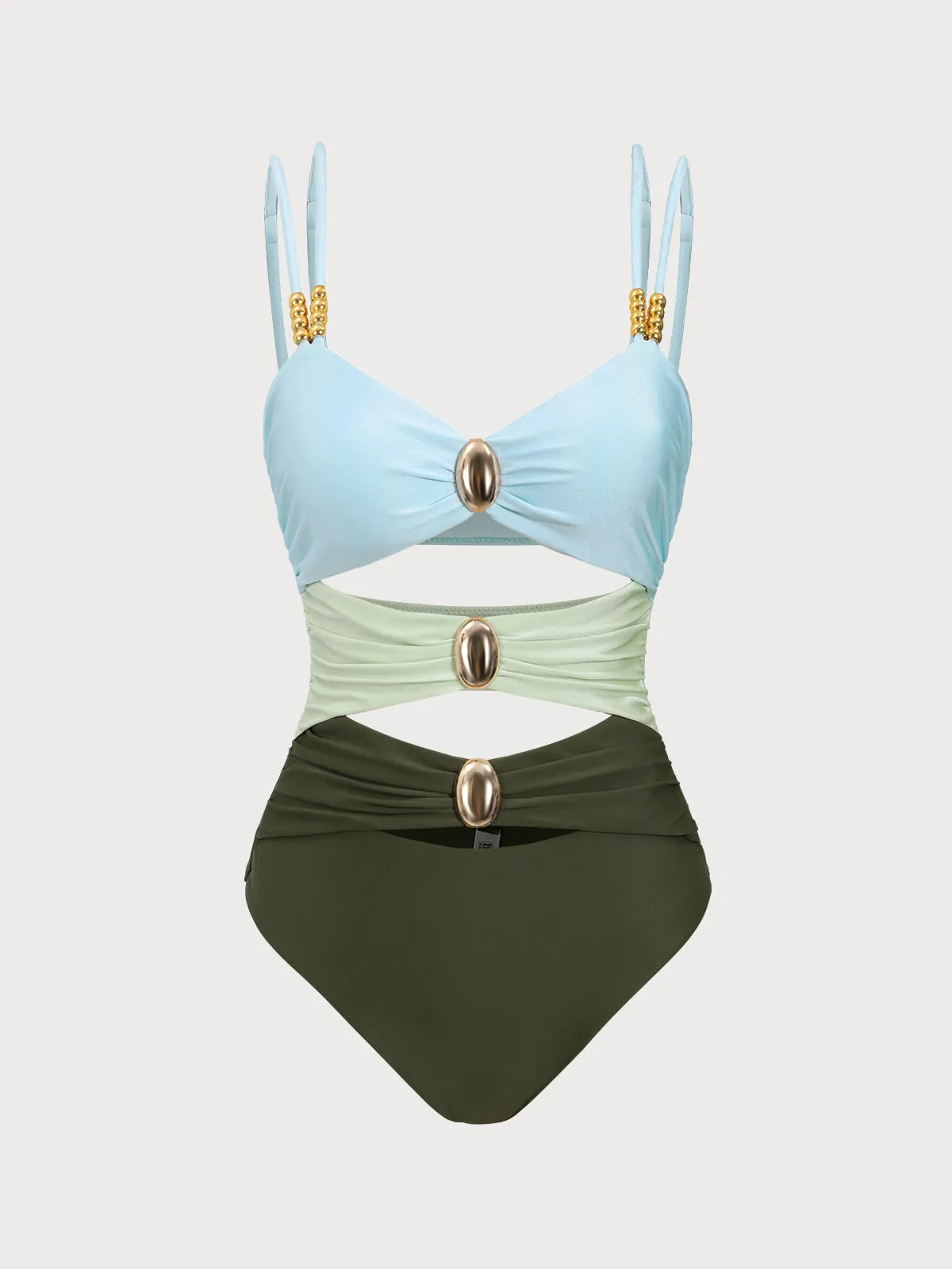 Multicolor Twist One-Piece Swimsuit sold by BERLOOK product image thumbnail 5