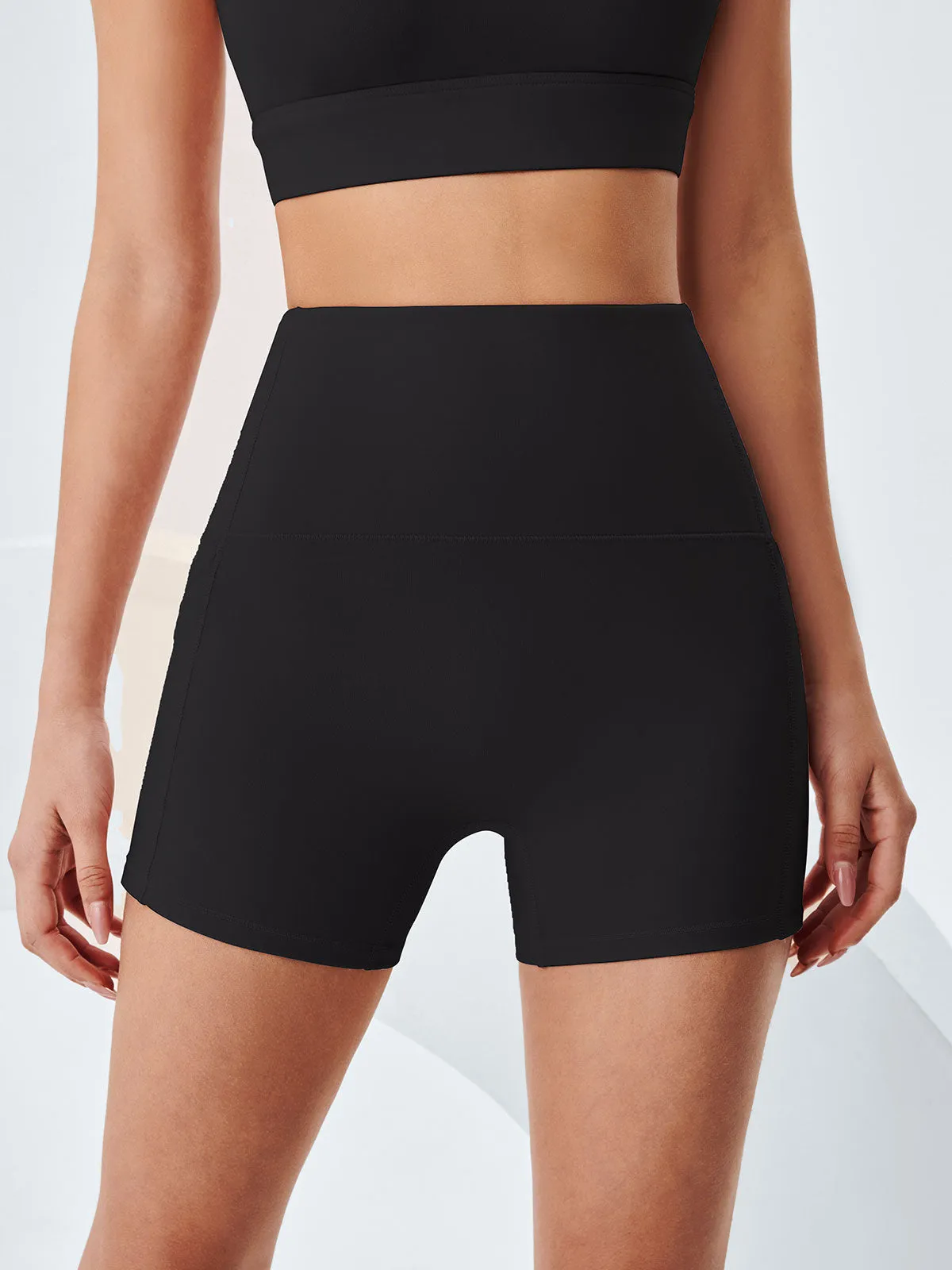 Black Workout Shorts sold by BERLOOK