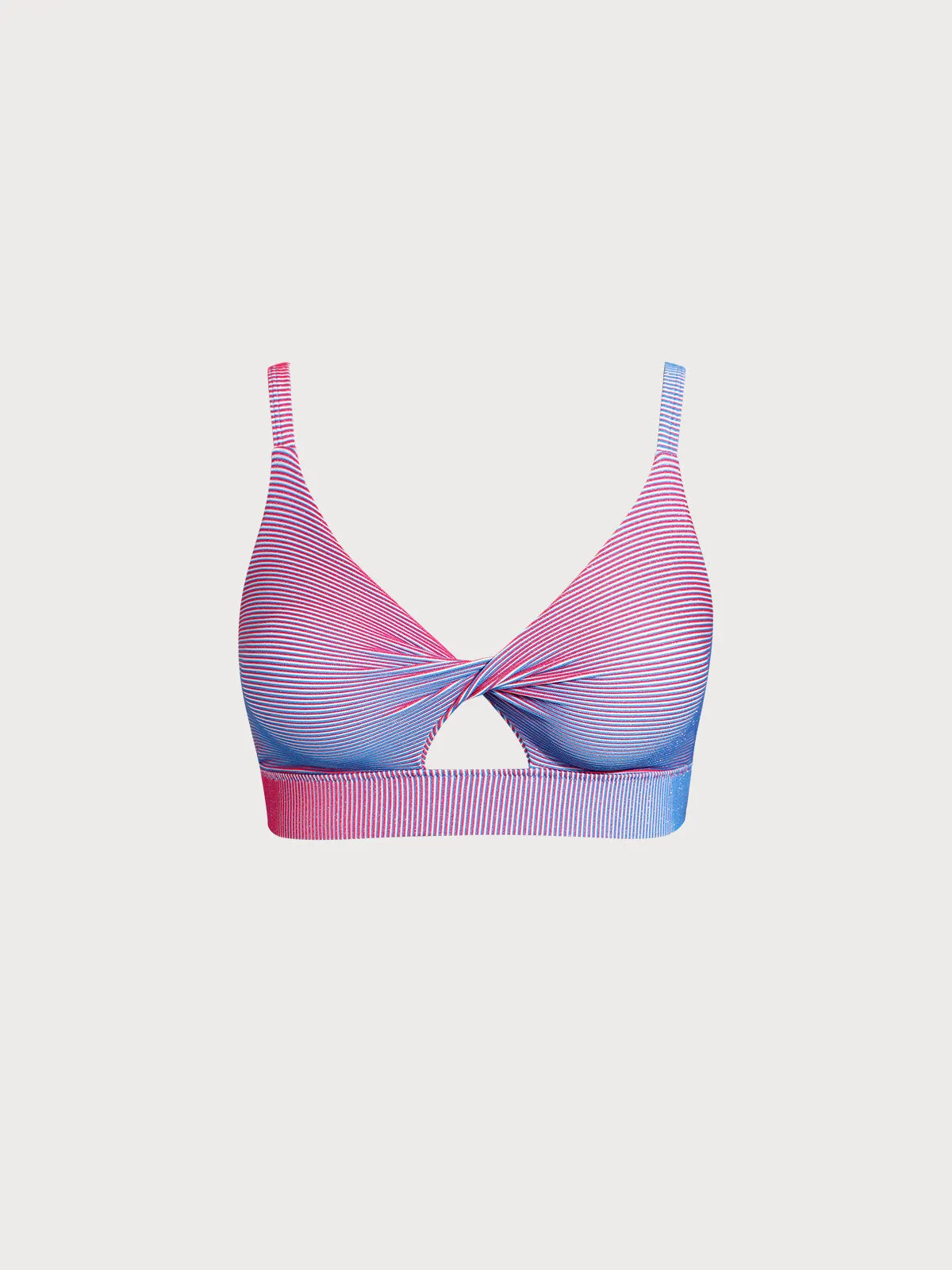 Multi X Cross Plus Size Bikini Top sold by BERLOOK