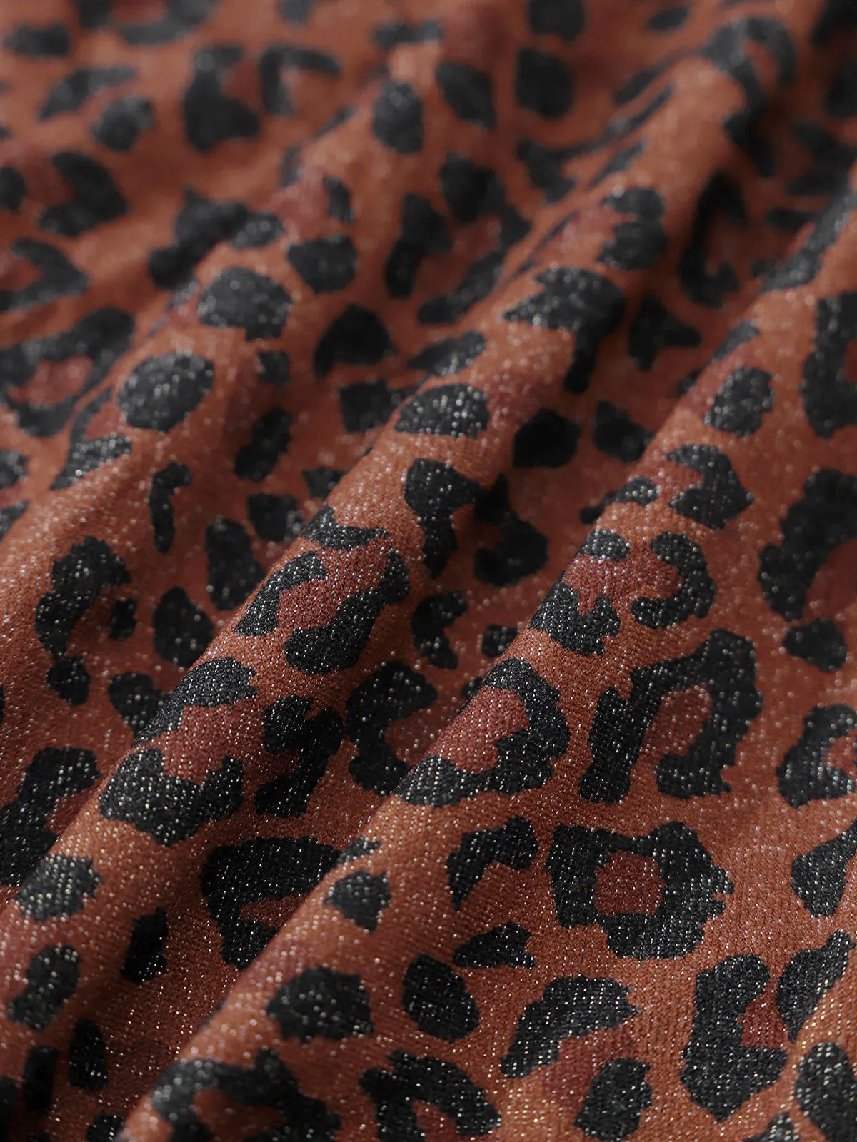 Leopard Print V Notch Plus Size Bikini Top sold by BERLOOK product image thumbnail 4