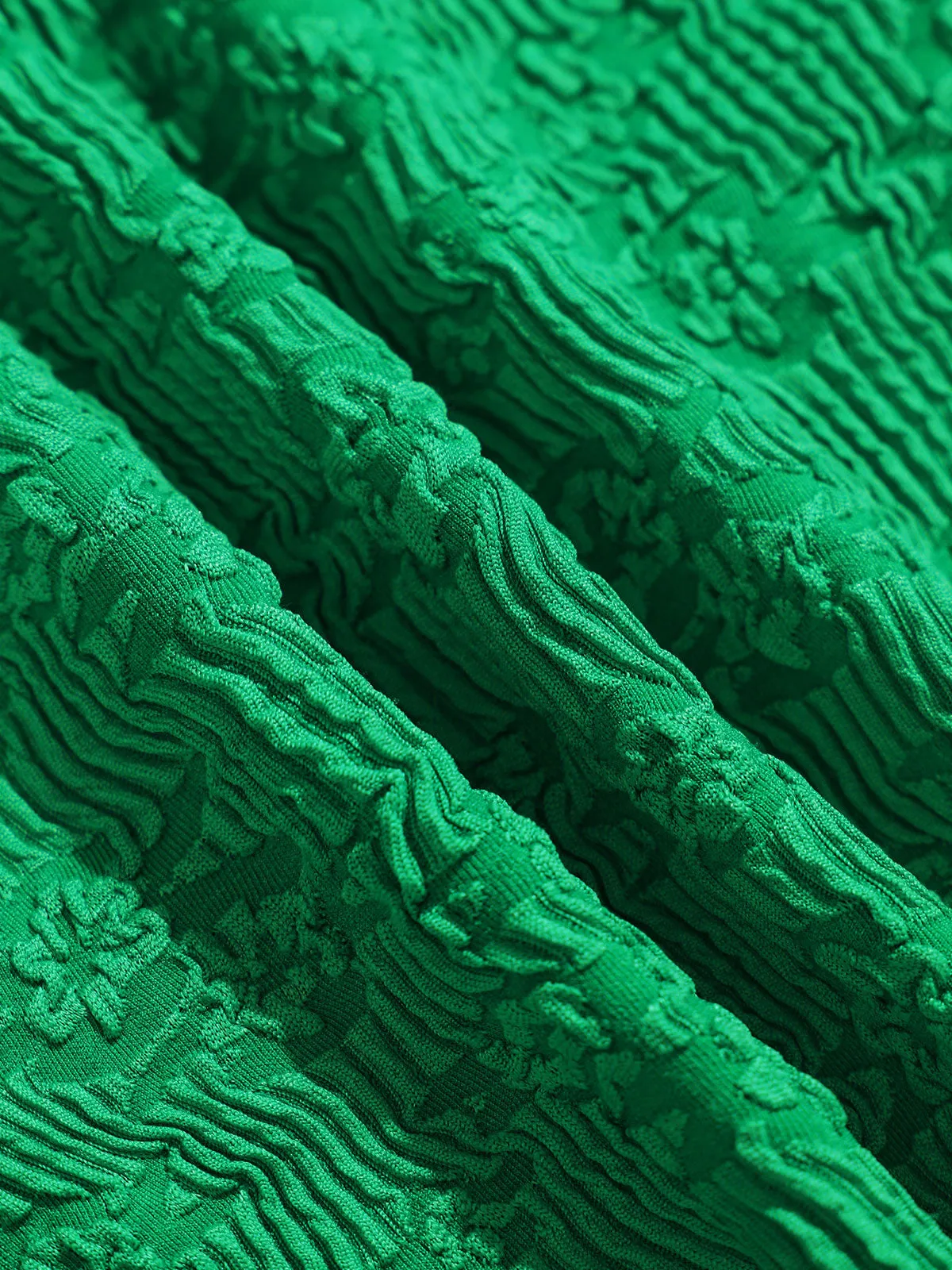 Green Textured Knot Bikini Top sold by BERLOOK product image thumbnail 3