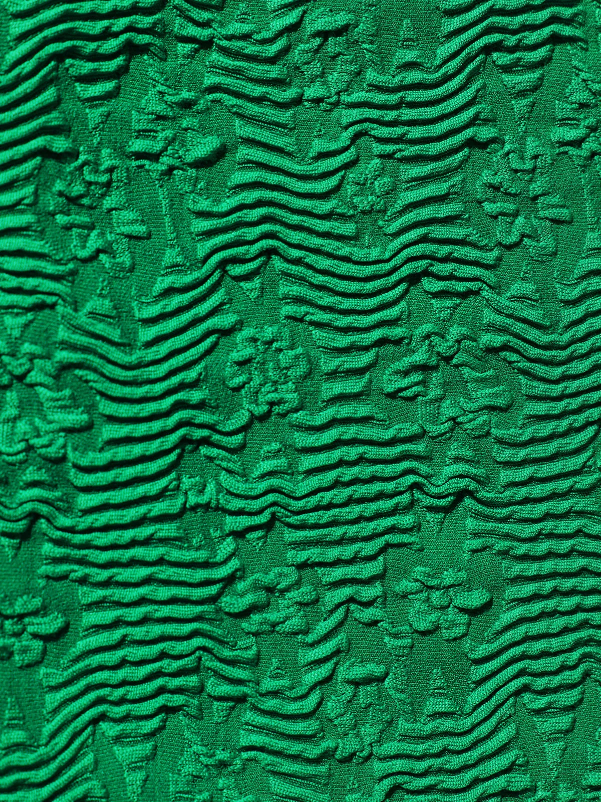 Green Floral Textured Bikini Bottom sold by BERLOOK product image thumbnail 3