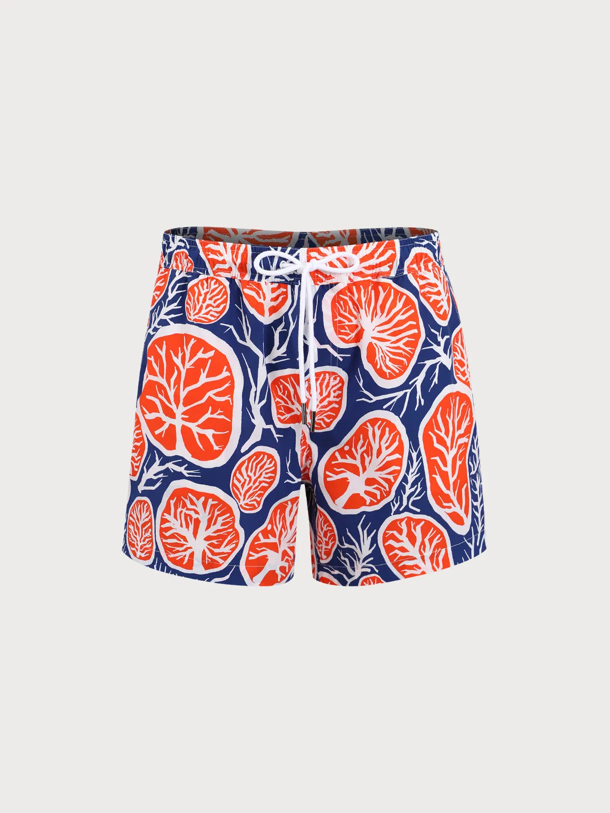Hapnix® - Men's 5" Red Fruit Swim Trunks sold by BERLOOK