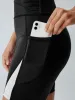 Black Contrast Panel Sport Shorts sold by BERLOOK