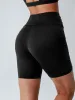 Black Contrast Panel Sport Shorts sold by BERLOOK