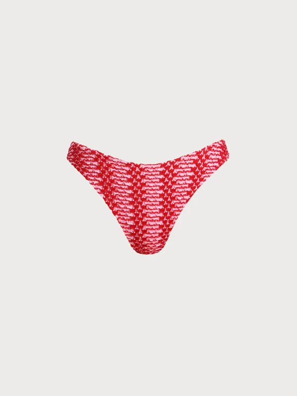 Red Crochet Bikini Bottom sold by BERLOOK