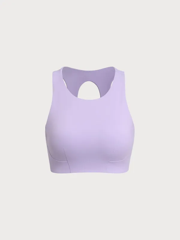 Purple I-Back Lightweight Tank Top - Light Support sold by BERLOOK
