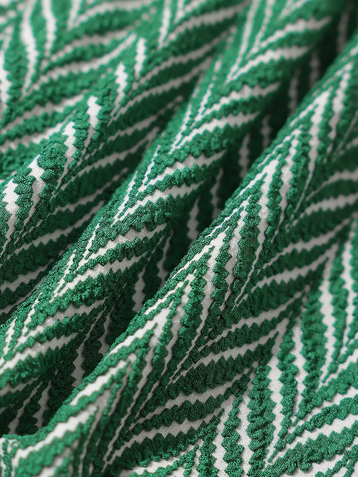 Green Geometric X Cross Surf Top sold by BERLOOK product image thumbnail 4