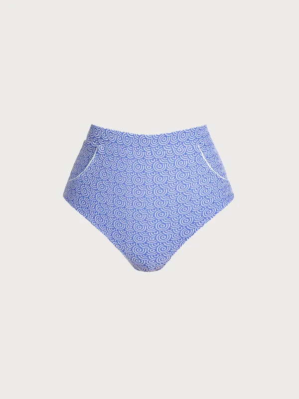 Blue Jacquard Full Coverage Surf Bottom sold by BERLOOK