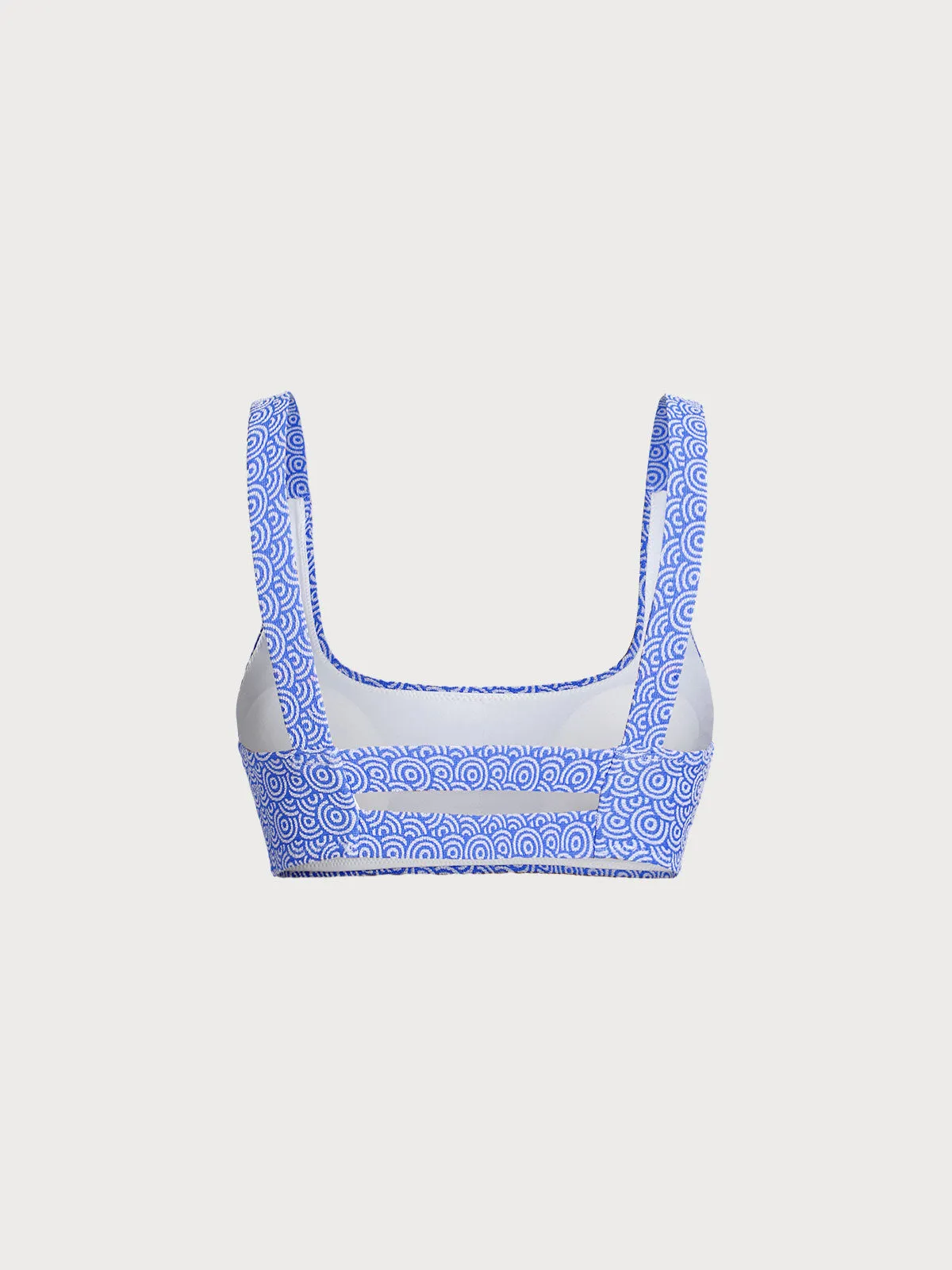 Blue Jacquard Cutout Surf Bra sold by BERLOOK product image thumbnail 2