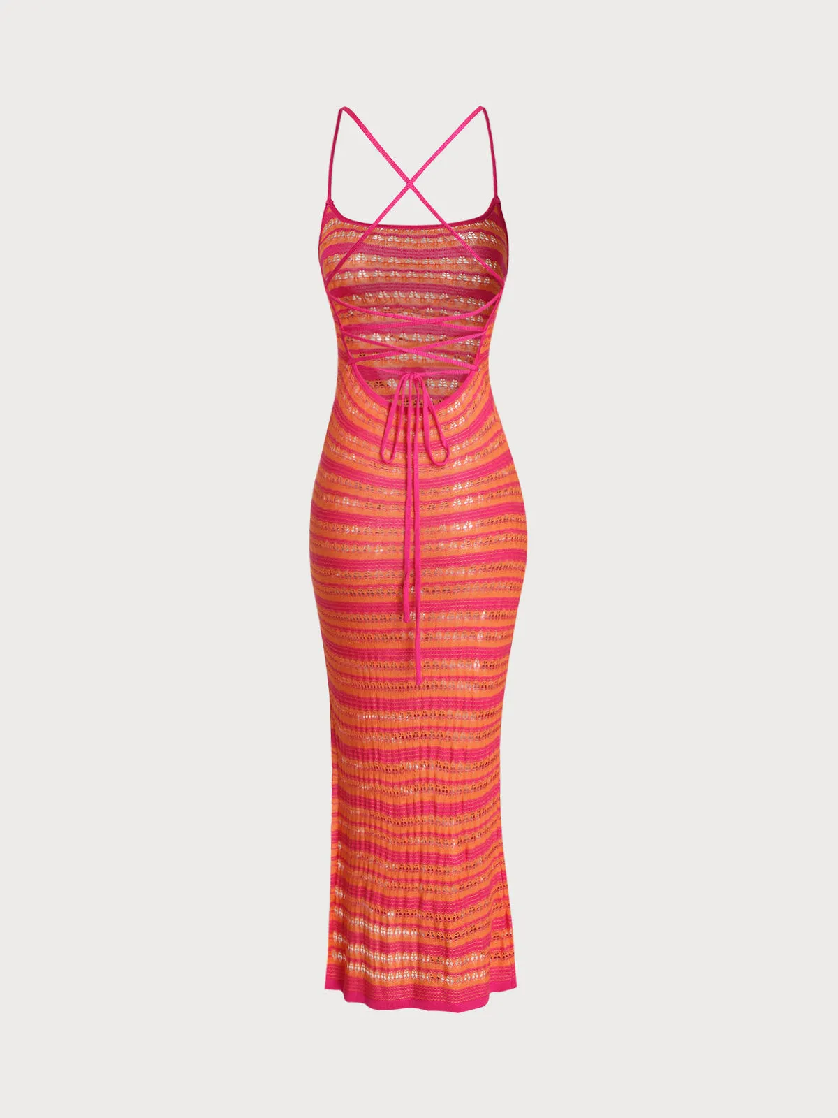 Colorful Striped Cover-up Dress sold by BERLOOK product image thumbnail 2