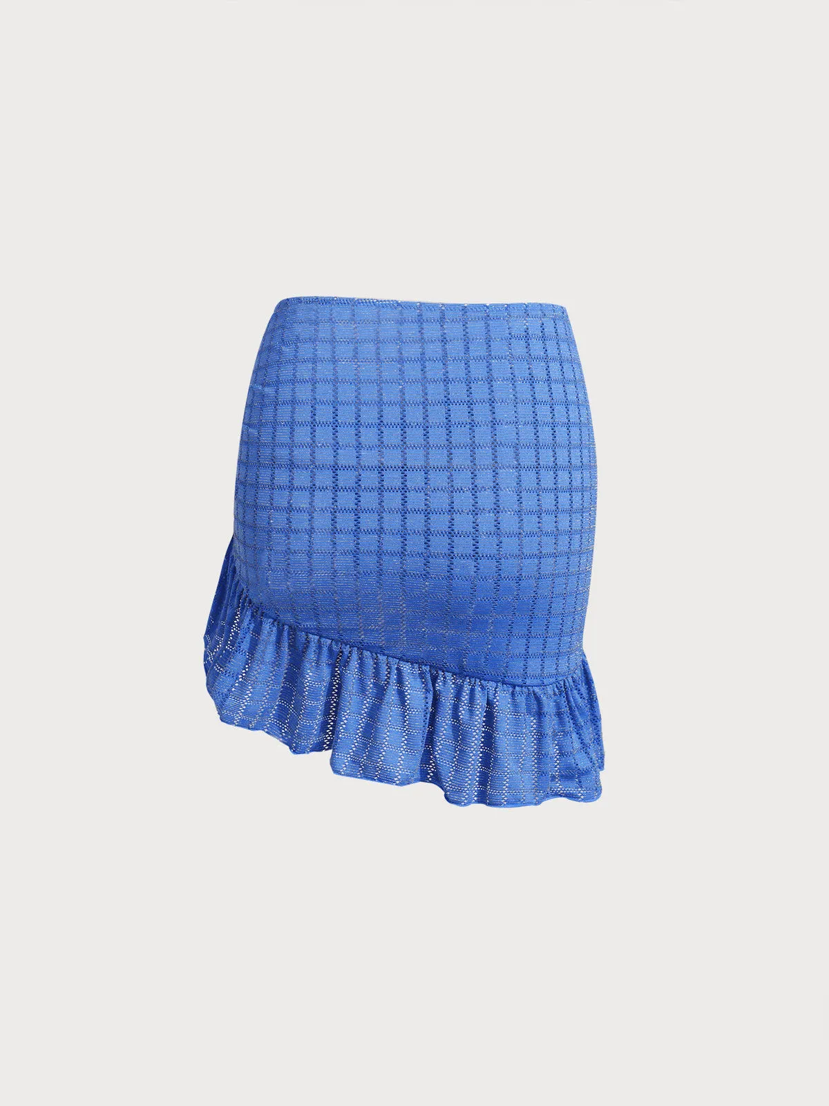 Blue Mesh Cover-Up Skirt sold by BERLOOK product image thumbnail 2