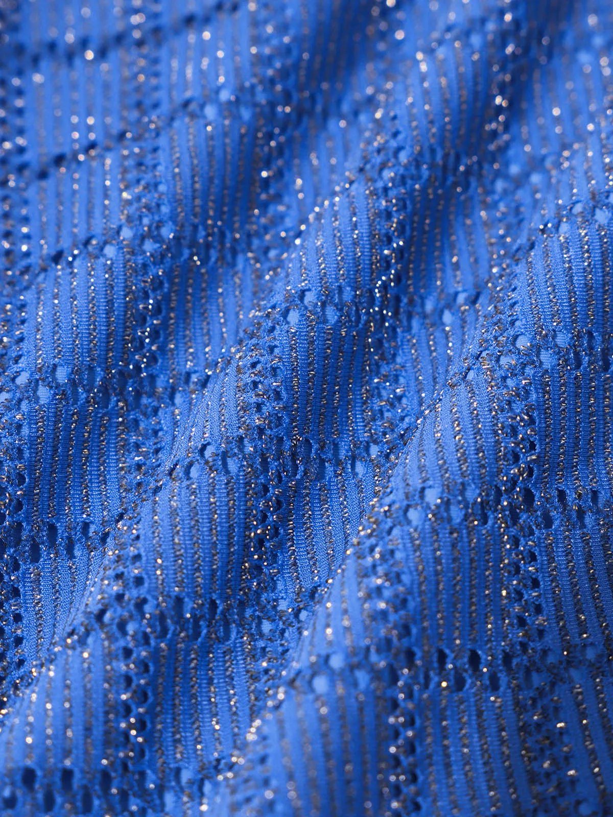 Blue Mesh Cover-Up Skirt sold by BERLOOK product image thumbnail 4