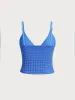 Blue Mesh Tankini Top sold by BERLOOK