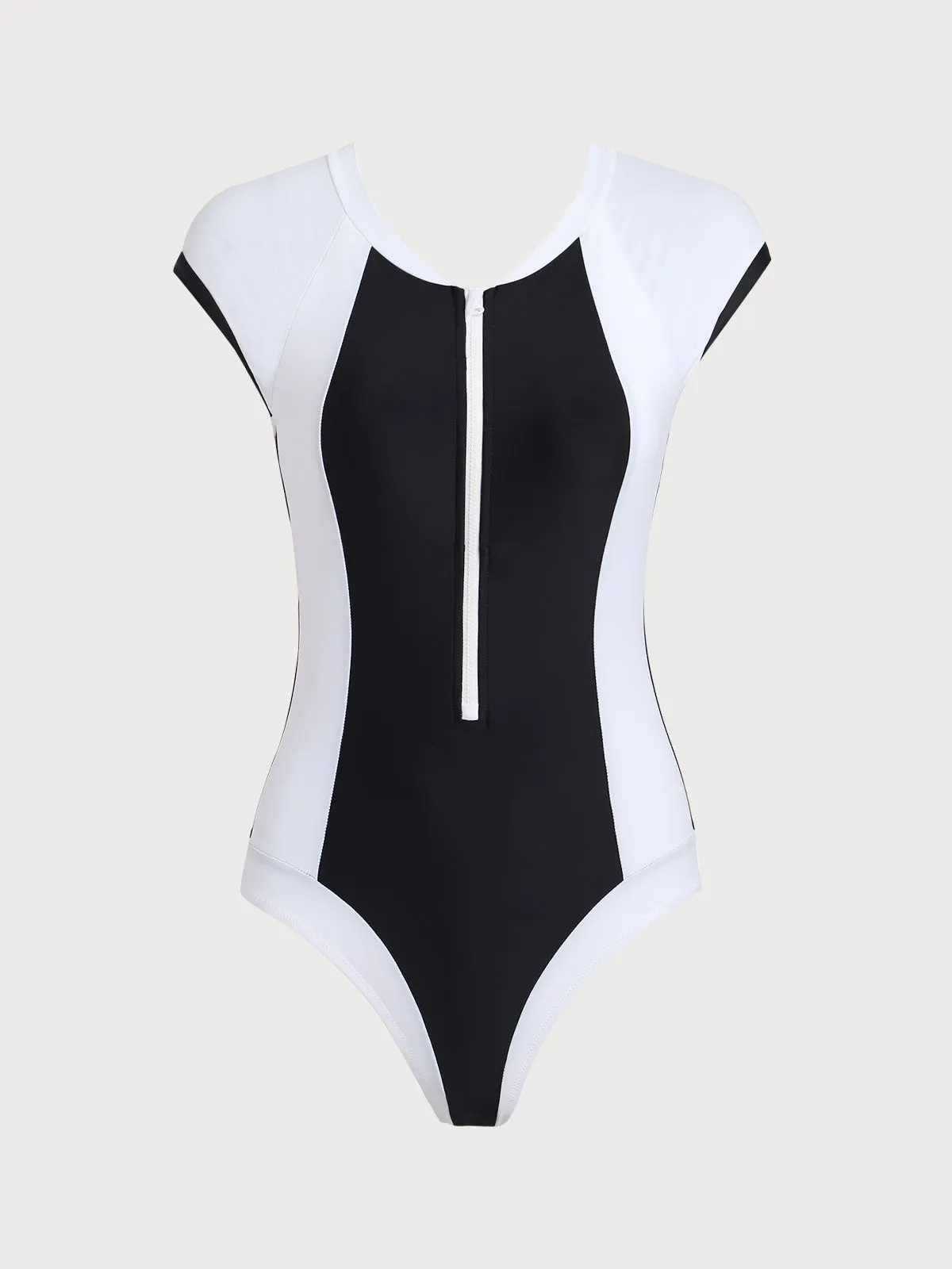 Contrast One-Piece Short Sleeve Wetsuit sold by BERLOOK product image thumbnail 5