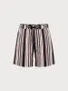 Hapnix® - Orange Contrast Stripe Men's 7" Swim Trunks sold by BERLOOK