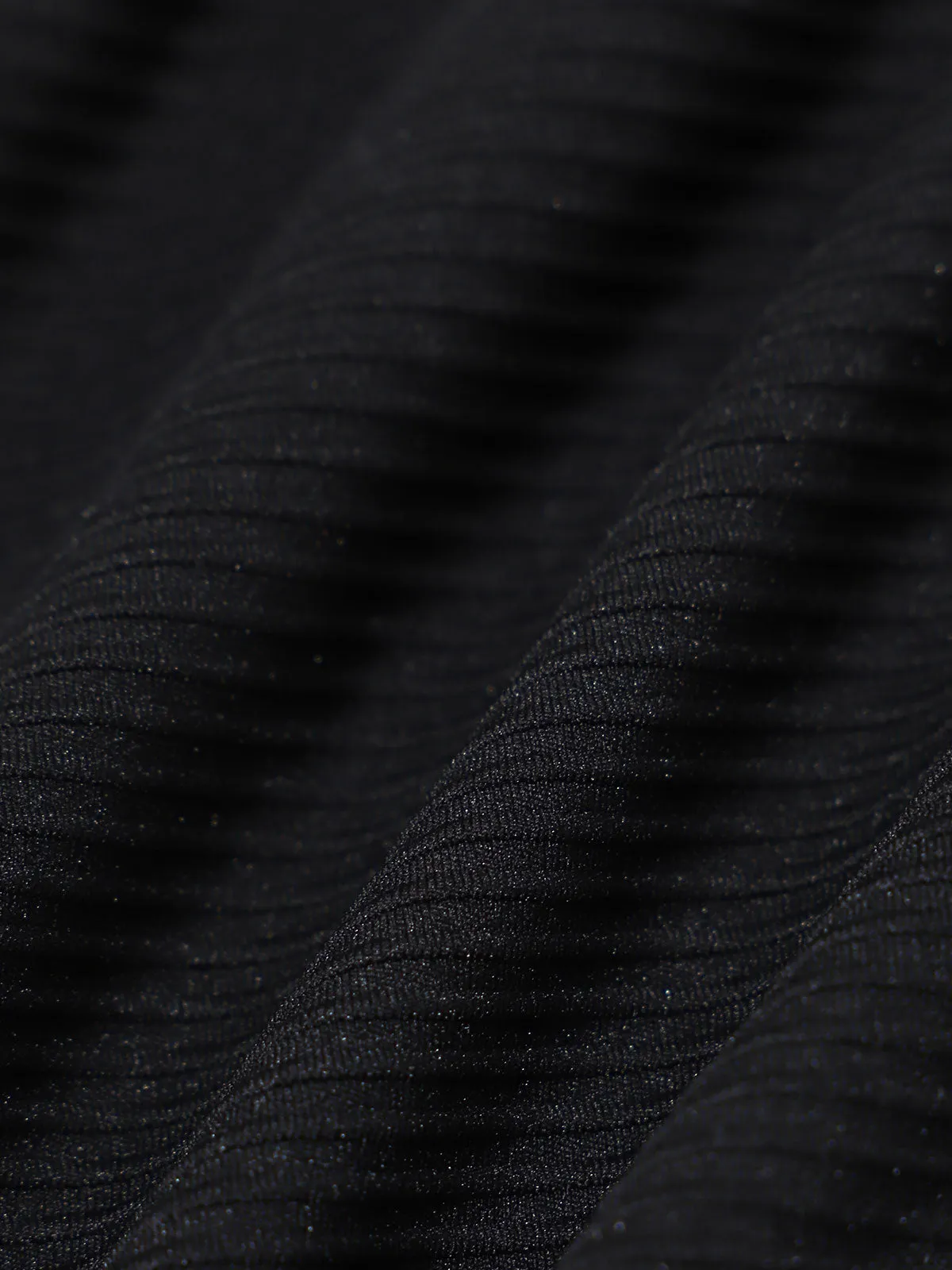 Black V Neck Backless One-Piece Swimsuit sold by BERLOOK product image thumbnail 4