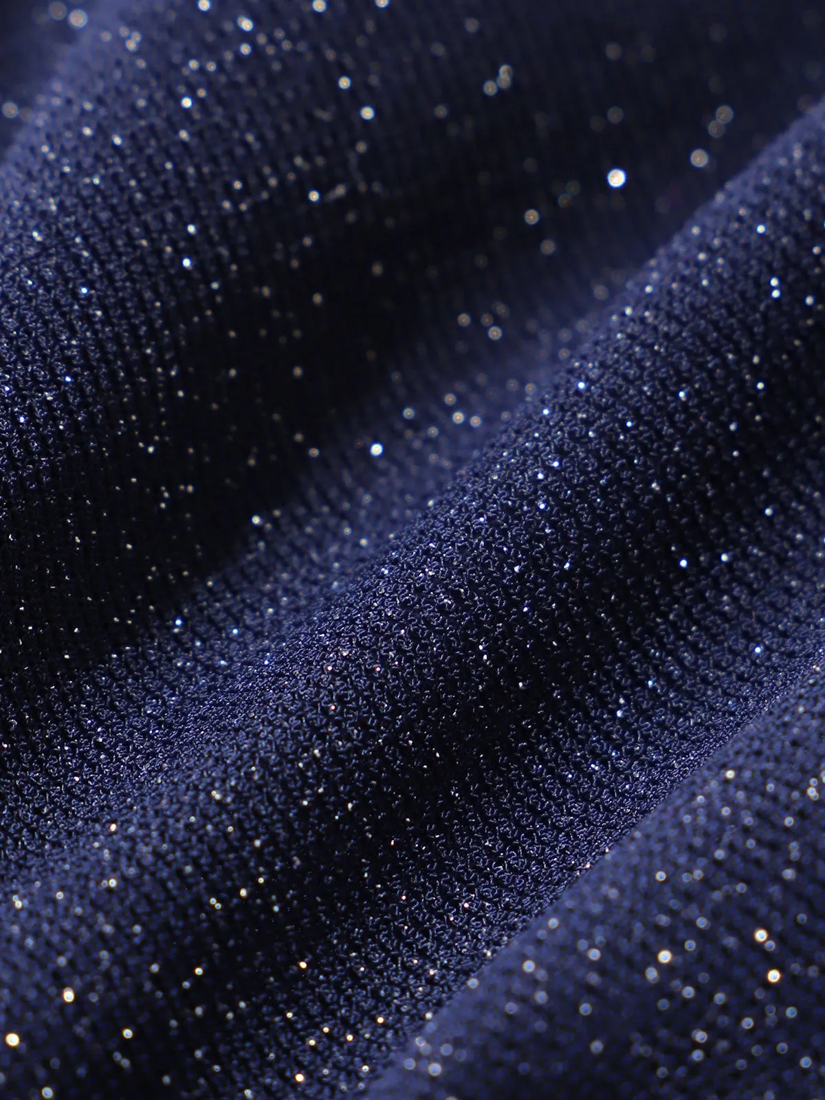 Blue Ruched Glitter Plus Size Bikini Bottom sold by BERLOOK product image thumbnail 4