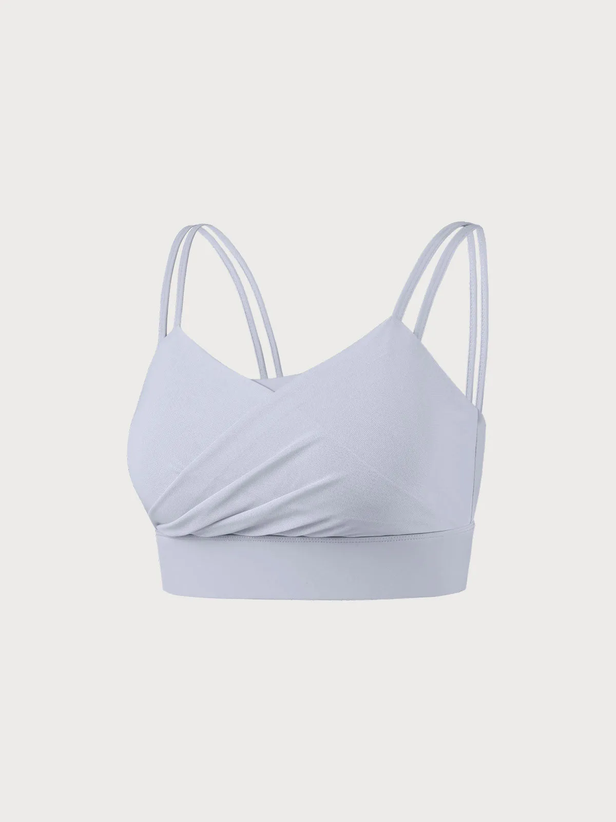Lavender Twist Front Sports Bra -Light Support sold by BERLOOK product image thumbnail 5