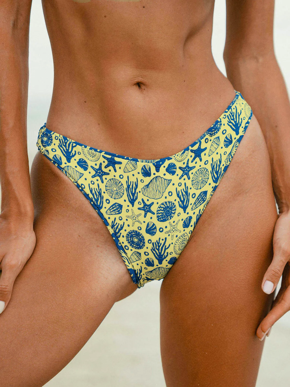 Blue Reversible Print Bikini Bottom sold by BERLOOK product image thumbnail 2