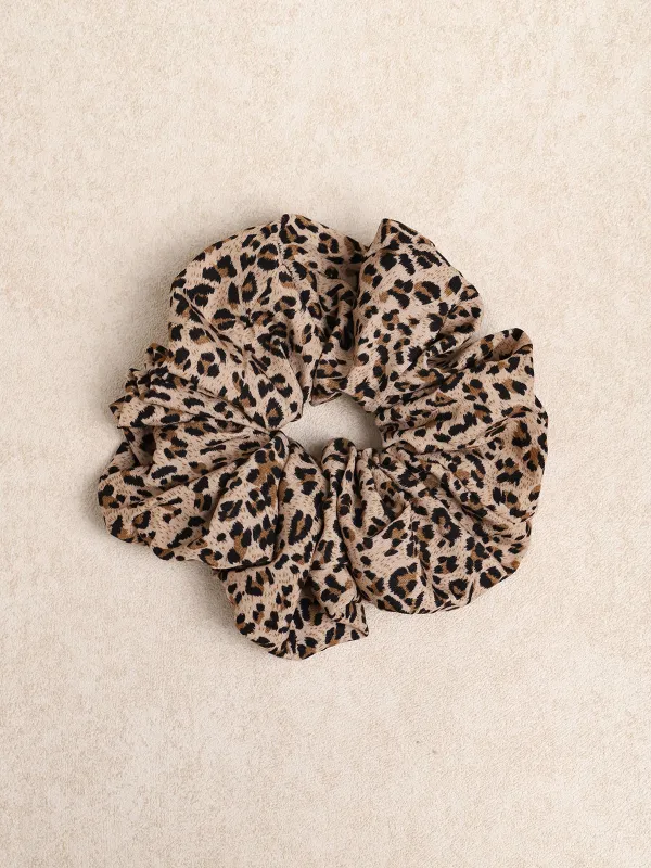 Leopard Print Scrunchie sold by BERLOOK