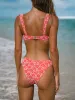 Red Rose Textured Bikini Bottom sold by BERLOOK