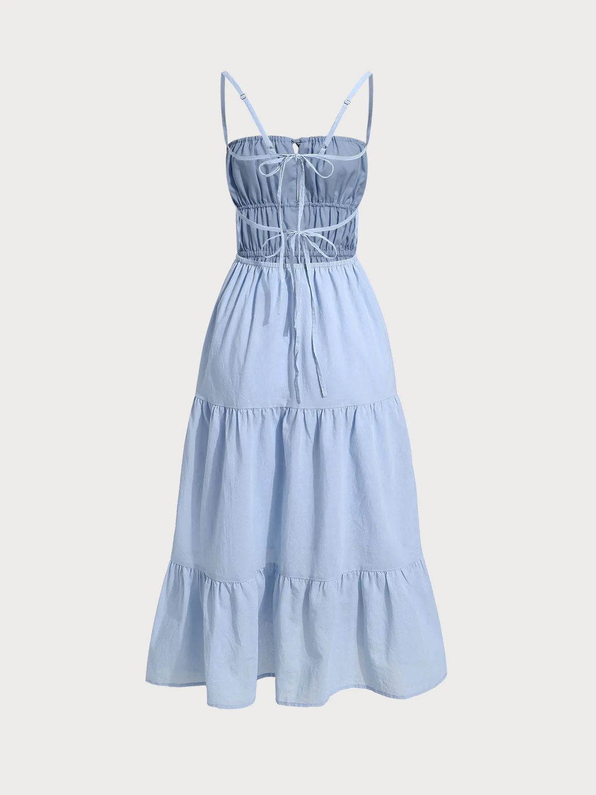 Light Blue Midi Beach Dress sold by BERLOOK product image thumbnail 2