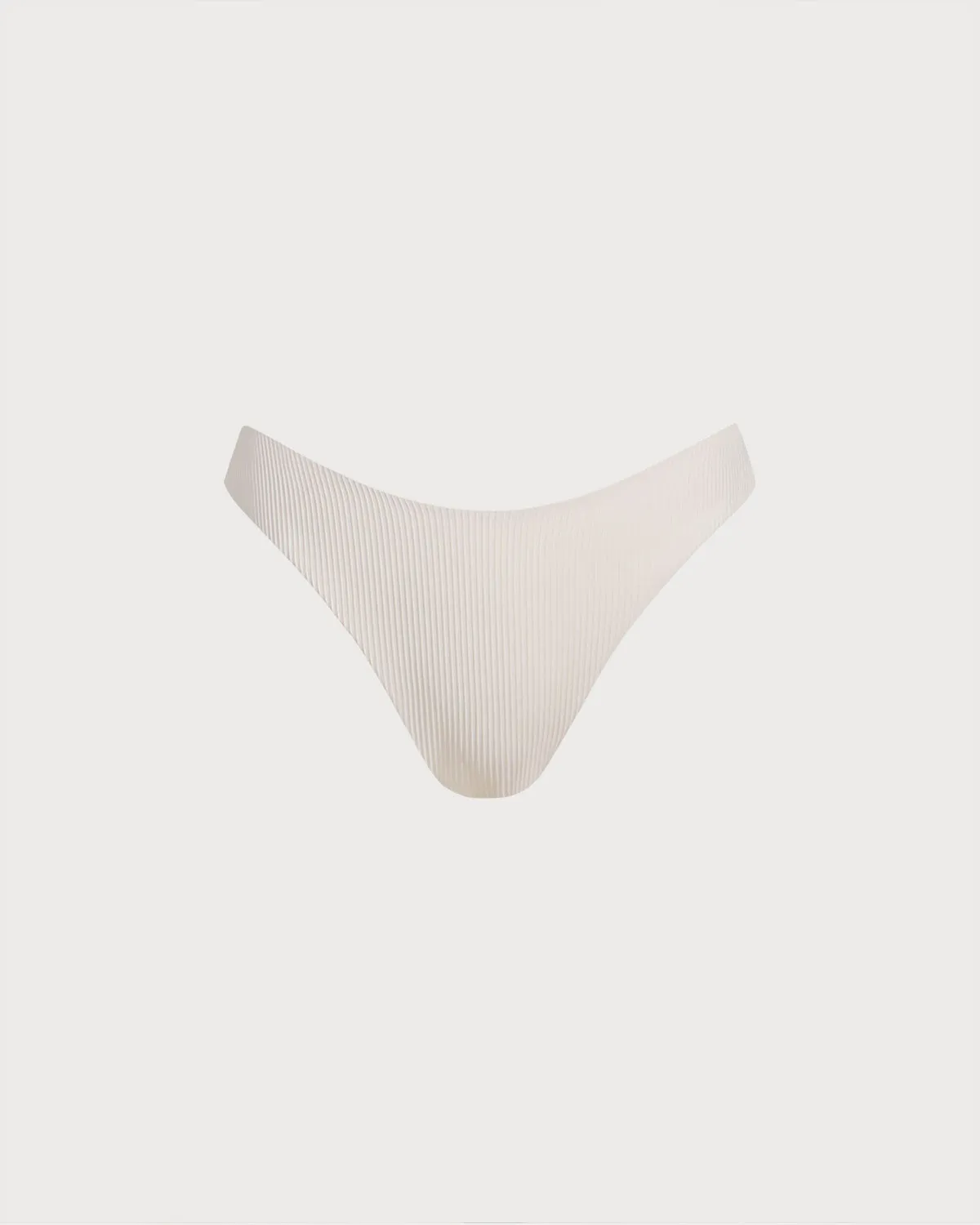 Off White Solid Bikini Bottom sold by BERLOOK