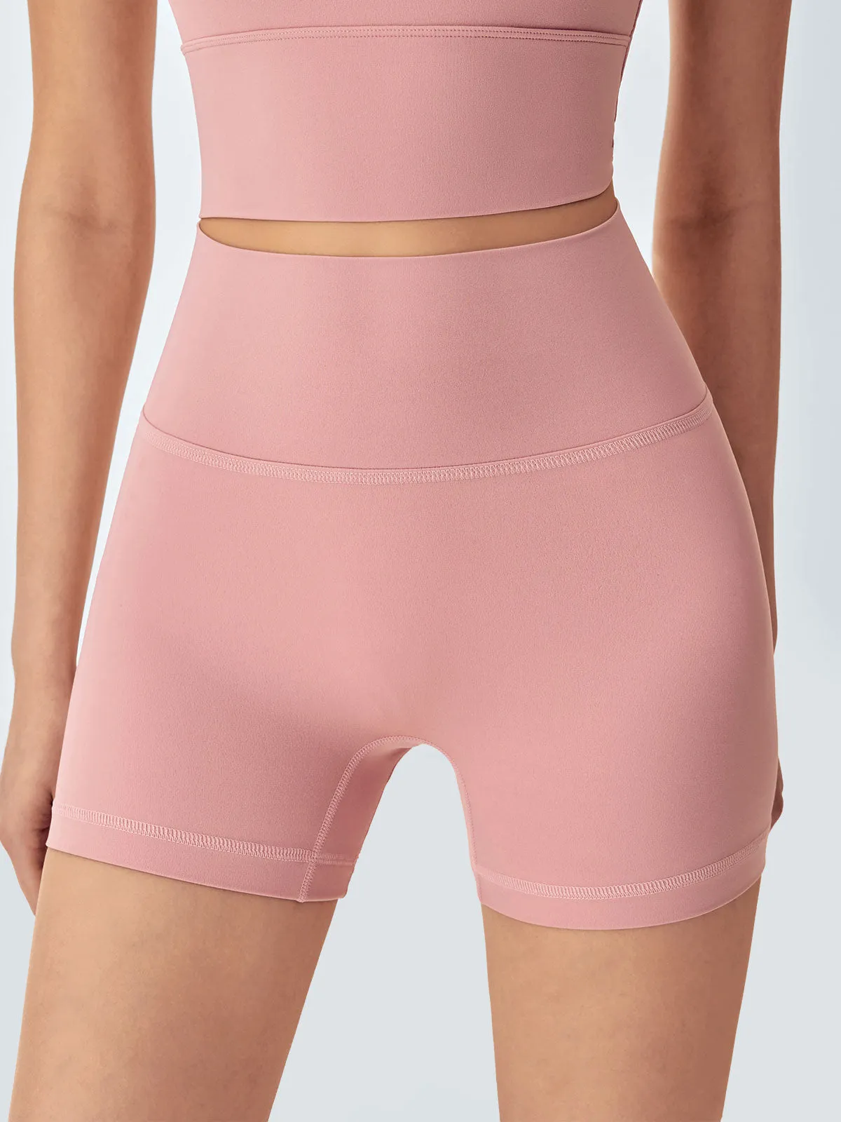 Pink Cut Out Shorts 3" sold by BERLOOK product image thumbnail 4