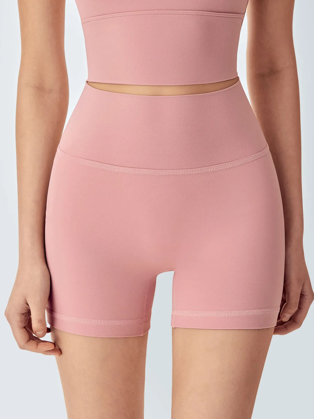 Pink Cut Out Shorts 3" sold by BERLOOK product image thumbnail 2