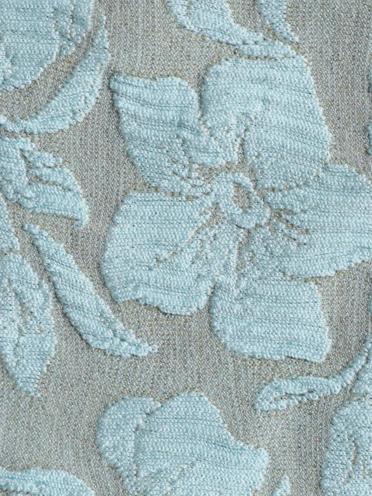 Light Blue U Neck Textured Bikini Top sold by BERLOOK product image thumbnail 4