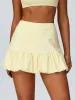 Light Yellow Chic Sporty Skirt sold by BERLOOK
