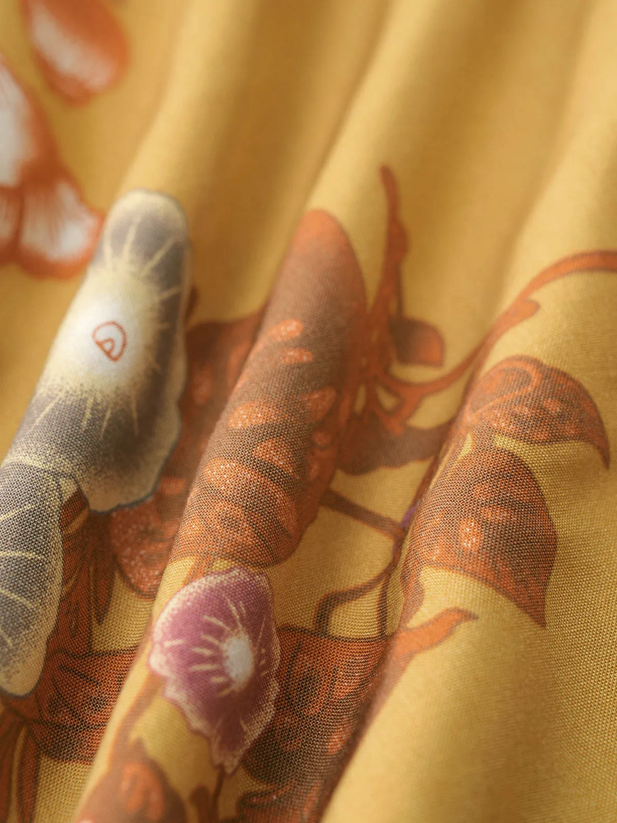 Yellow Print Beach Dresse sold by BERLOOK product image thumbnail 3