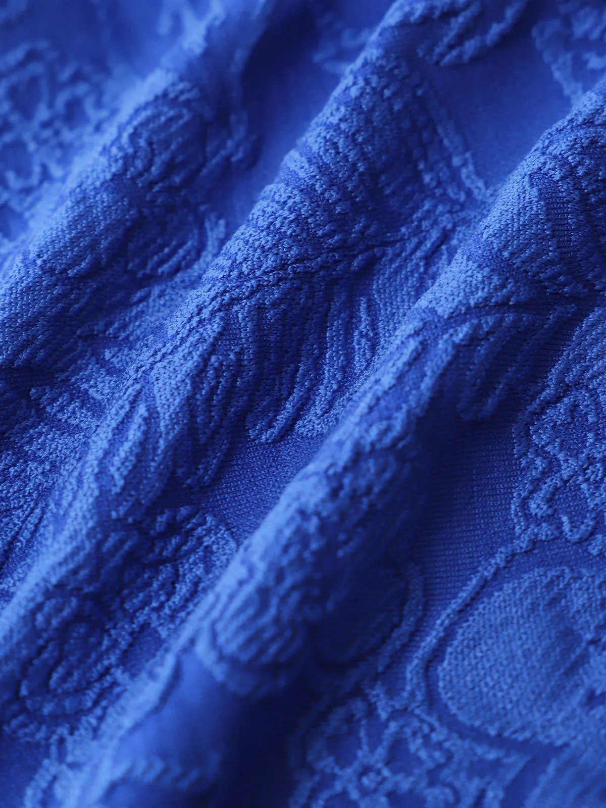 Blue Floral Textured Bikini Bottom sold by BERLOOK product image thumbnail 4