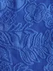 Blue Floral Textured Tankini Top sold by BERLOOK