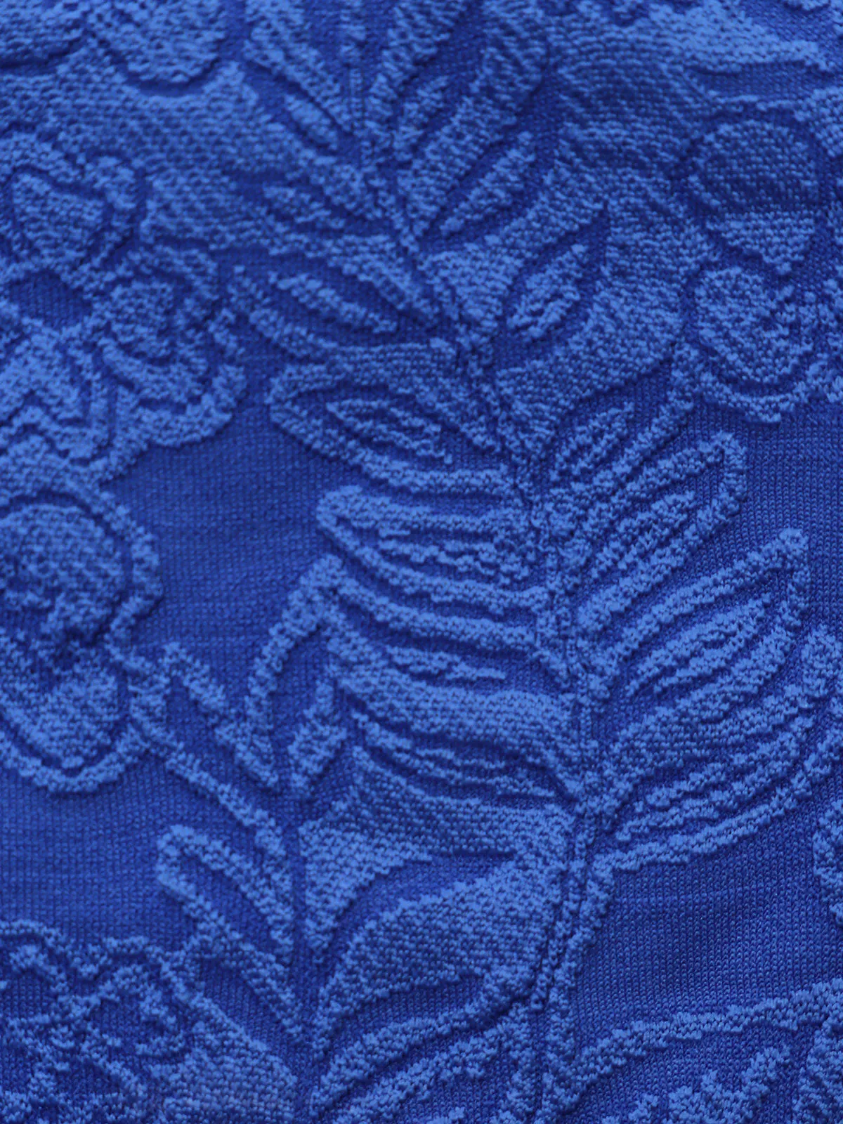 Blue Floral Textured One-Piece Swimsuit sold by BERLOOK product image thumbnail 3