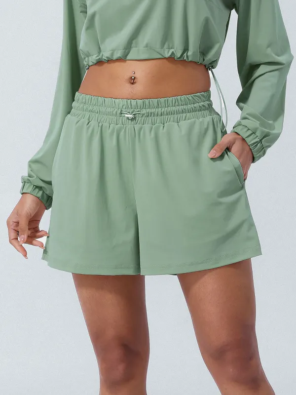 Light Green Sports Shorts 3" sold by BERLOOK