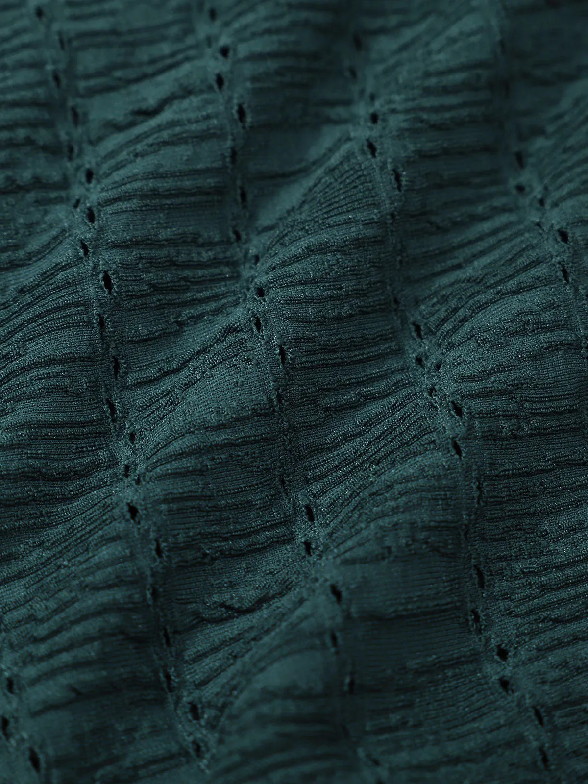Dark Green Textured Cover up Skirt sold by BERLOOK product image thumbnail 4