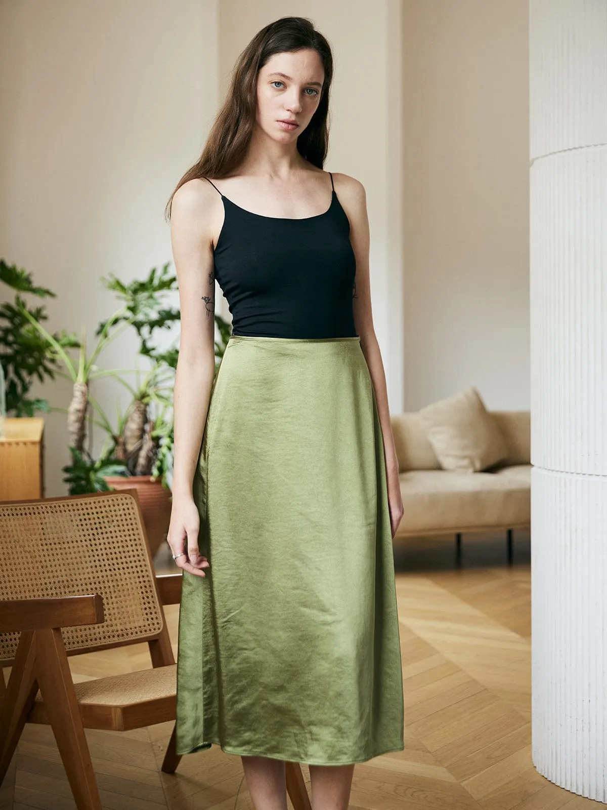 Ribbed TENCEL™ Modal Fibers Cami Top sold by BERLOOK product image thumbnail 2