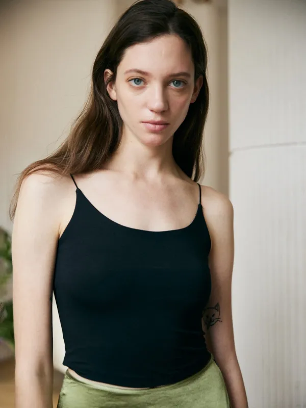 Ribbed TENCEL™ Modal Fibers Cami Top sold by BERLOOK