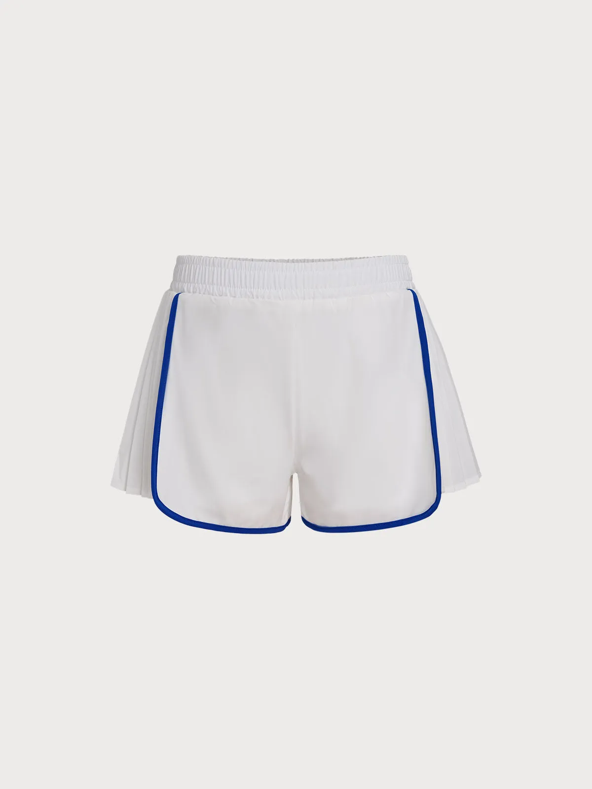 White Line Pockets Athletic Shorts sold by BERLOOK