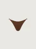 Brown Gold-Accented Bikini Bottom sold by BERLOOK