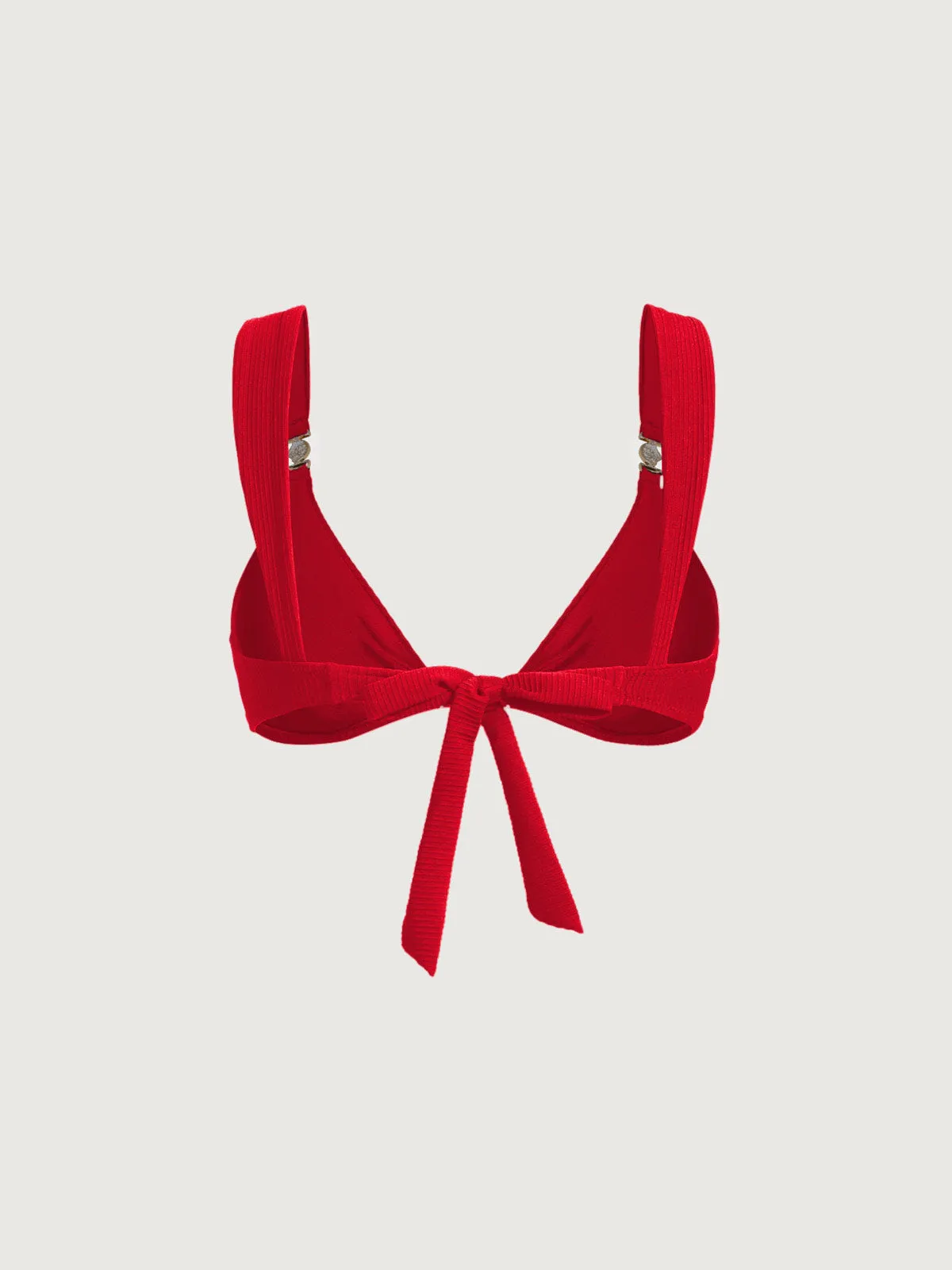 Red Gold-Accented Bikini Top sold by BERLOOK product image thumbnail 2