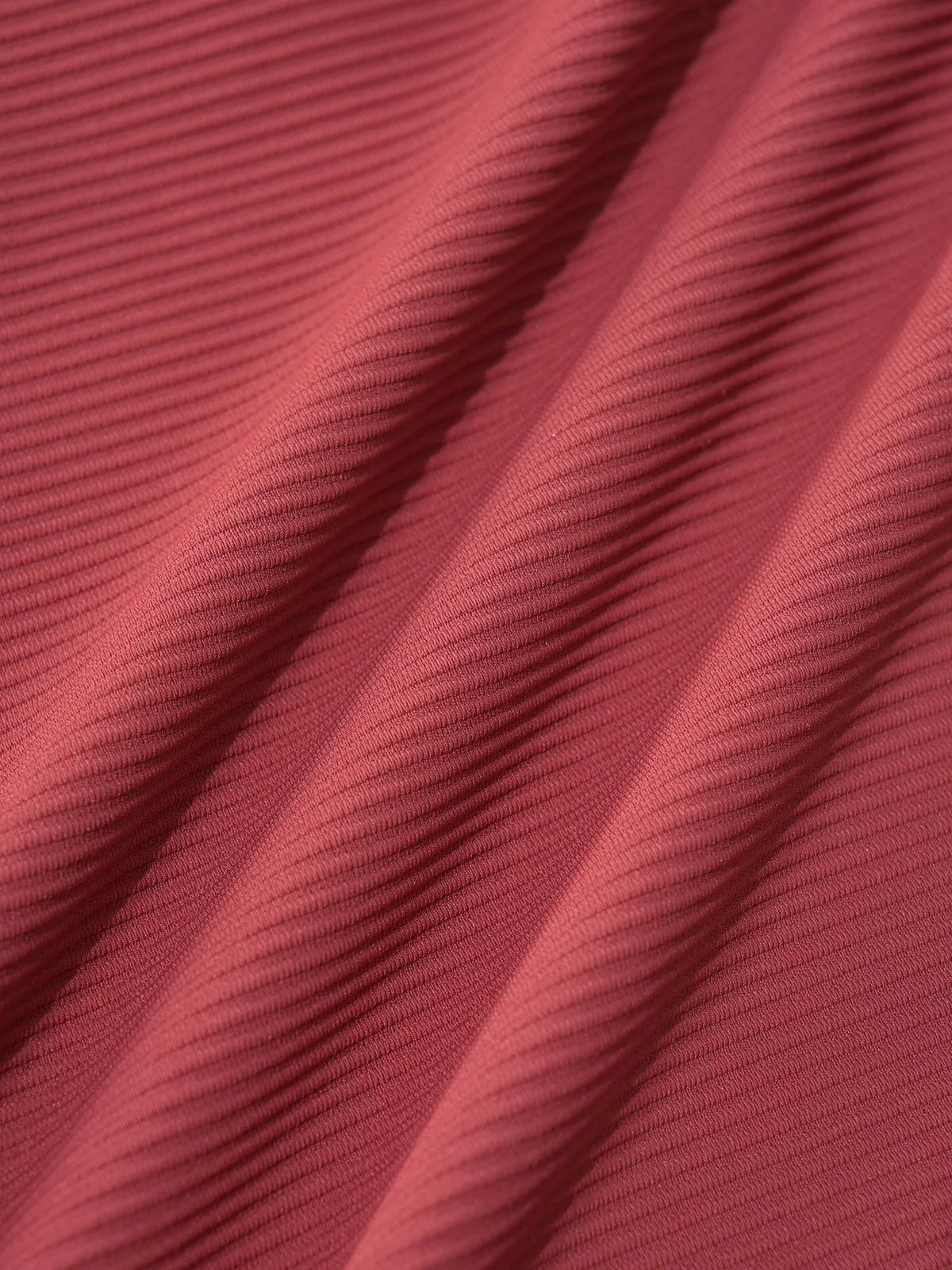 Brick Red Contrast Stitch Plus Size Bikini Bottom sold by BERLOOK product image thumbnail 4